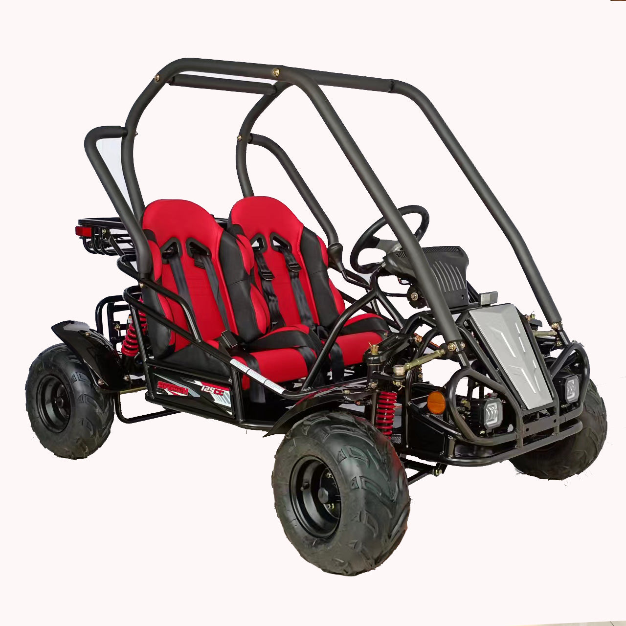 125cc Go Kart Automatic 2 Seater Forward - Neutral - Reverse