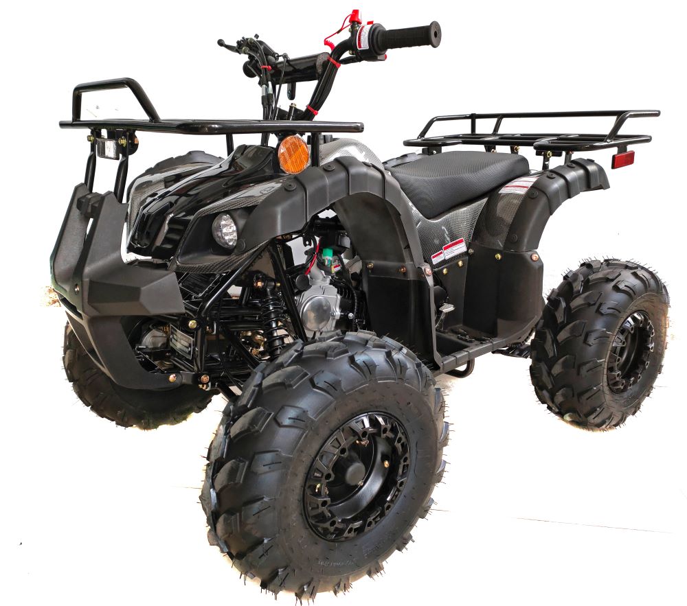 New Upgraded 125cc ATV for youth and kids 4 Wheeler with Reverse, LED Lights and matching Rims