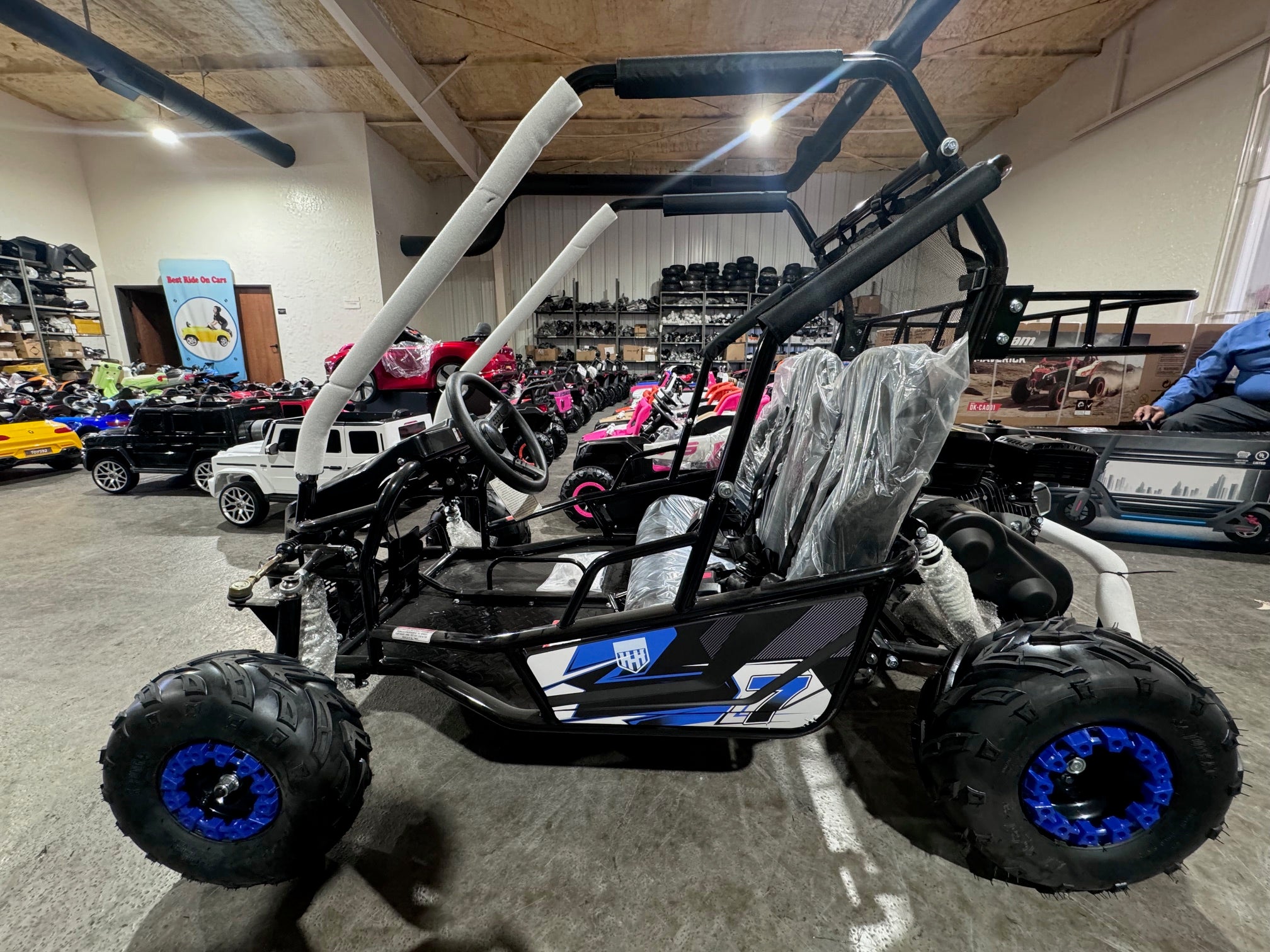 200cc Pull Start Go-Kart Full Suspension 2-Seater Go Kart