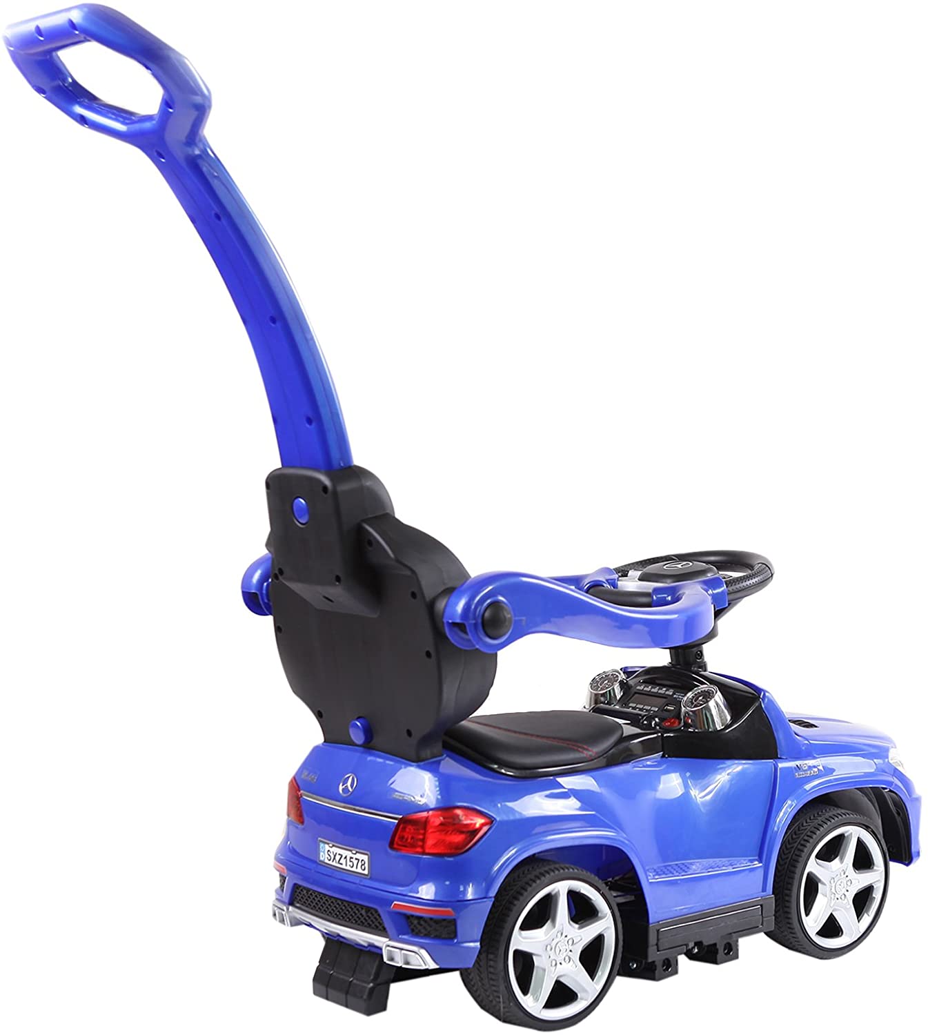 Best Ride On Cars 4 in 1 Mercedes Licensed Kids Push Car