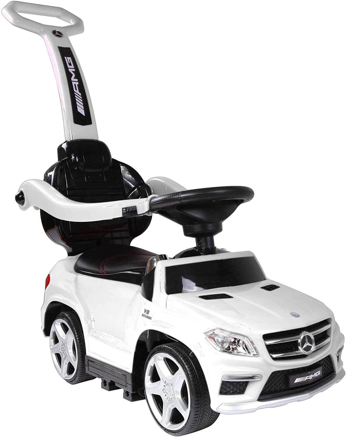 Best Ride On Cars 4 in 1 Mercedes Licensed Kids Push Car