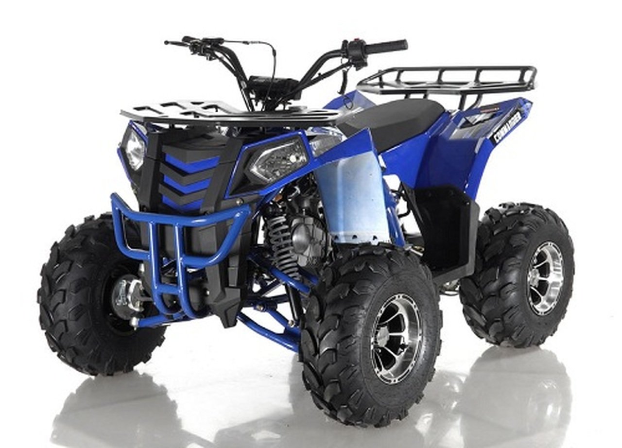 APOLLO COMMANDER DLX 125CC ATV w/Upgraded Chrome Rims, Auto With Reverse 4-Stroke, Single Cylinder, OHC