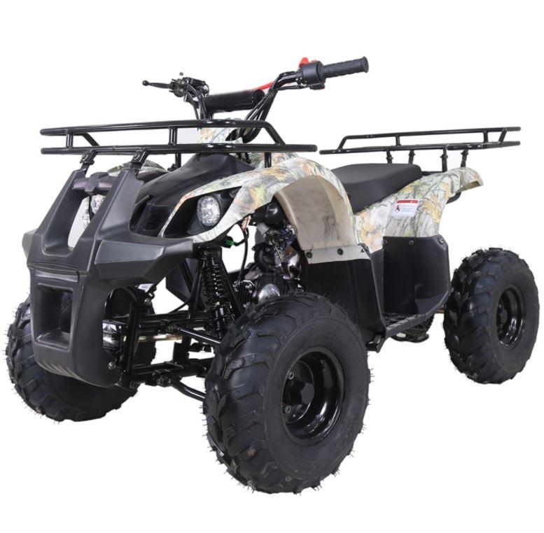 New Upgraded 125cc ATV for youth and kids 4 Wheeler with Reverse, LED Lights and matching Rims