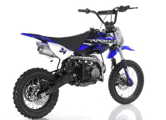 2021 Apollo AGB-34CRF-110cc Pit Dirt Bike-Black