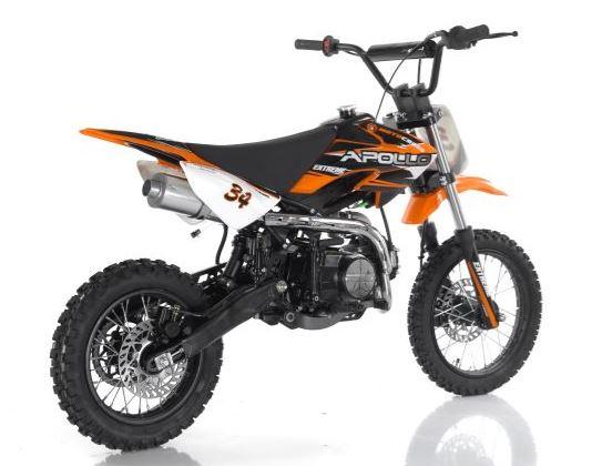 2021 Apollo AGB-34CRF-110cc Pit Dirt Bike-Black