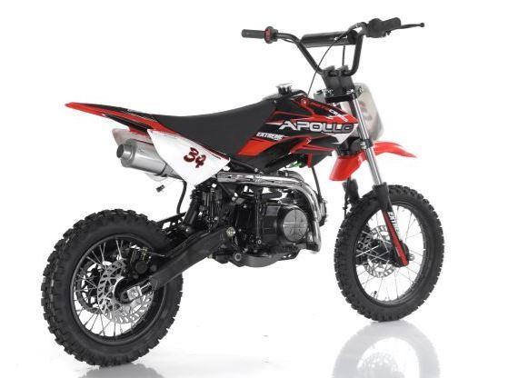 2021 Apollo AGB-34CRF-110cc Pit Dirt Bike-Black