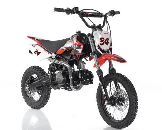 Apollo AGB-34CRF-110cc 4-Stroke Single Cylinder Pit Dirt Bike