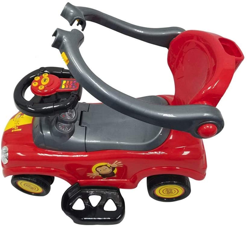 Best Ride On Cars 3 in 1 (licensed) Curious George Push Car