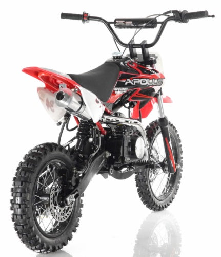 APOLLO DB-34CRF 110cc DirtBike Semi Automatic kids 4 Stroke Air Cooled