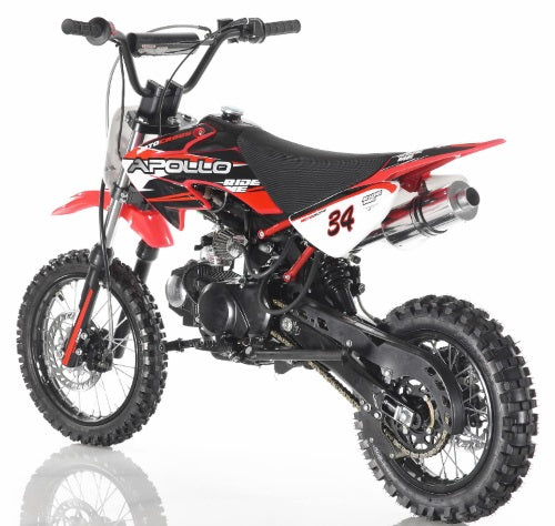 APOLLO DB-34CRF 110cc DirtBike Semi Automatic kids 4 Stroke Air Cooled