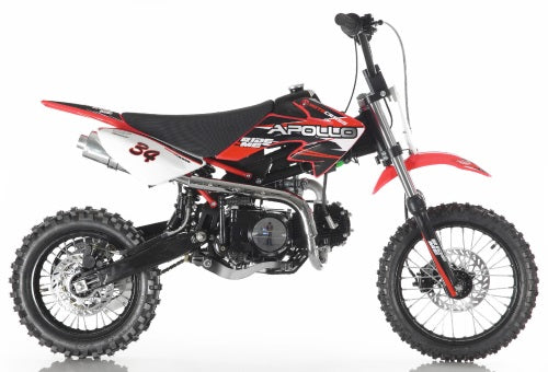 APOLLO DB-34CRF 110cc DirtBike Semi Automatic kids 4 Stroke Air Cooled