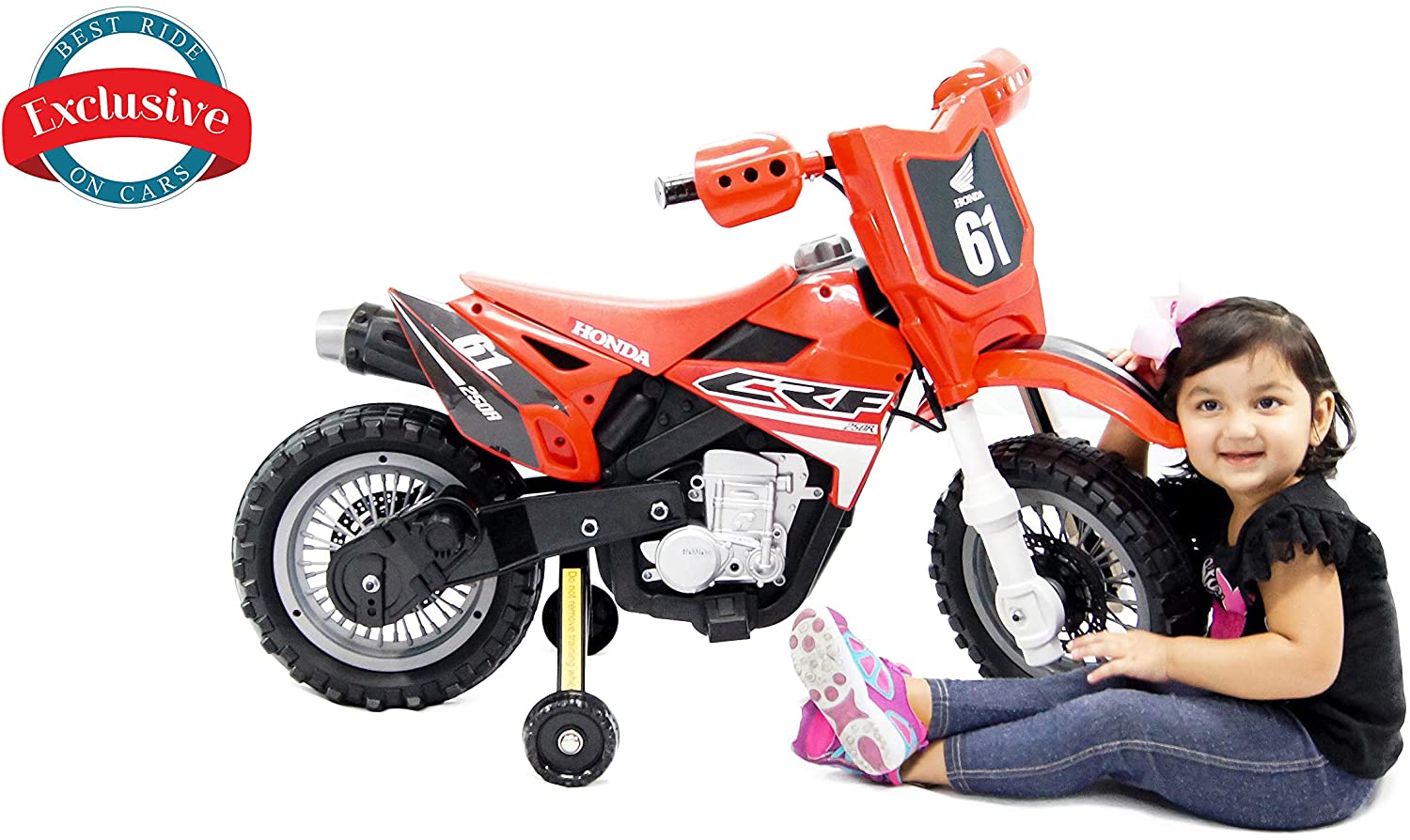 Best Ride On Cars Honda CRF250R Dirt Bike 6V