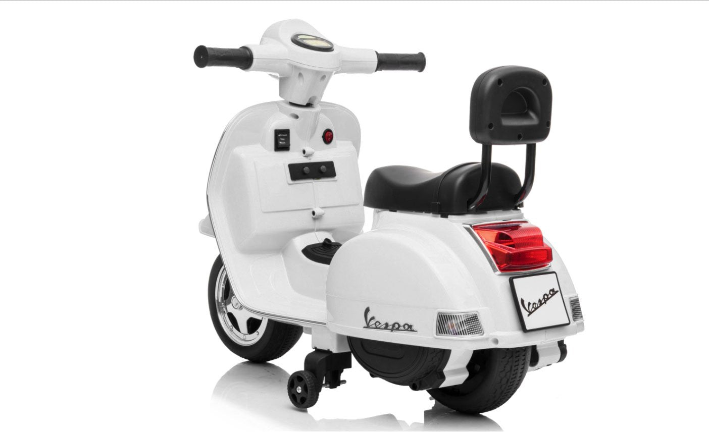 Best Ride On Cars Kids Vespa Scooter 6V With Forward-Backward Witch