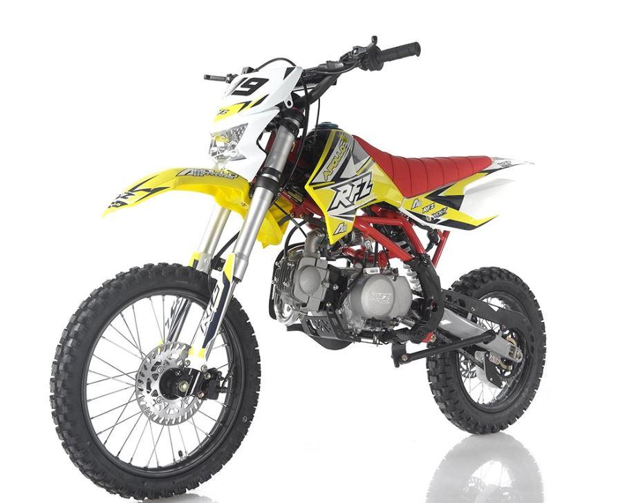 Adult Size-Apollo DBX19-125cc Dirt Bike Manual Clutch w/Headlights